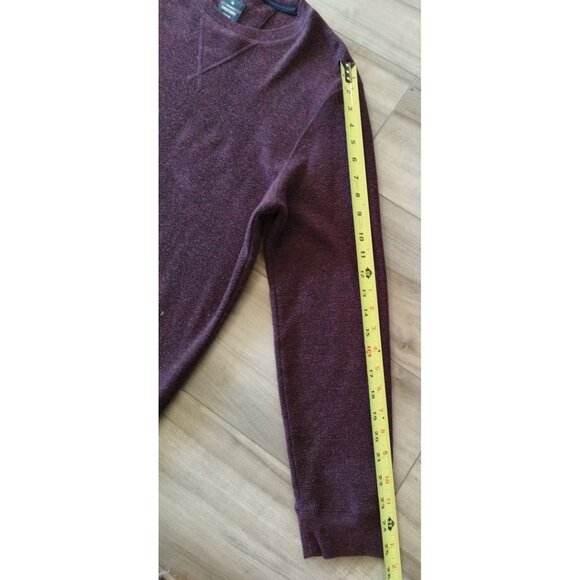 Member's Mark Wine Red Heather Long Sleeve Crewneck Sweatshirt Size M - Picture 8 of 10